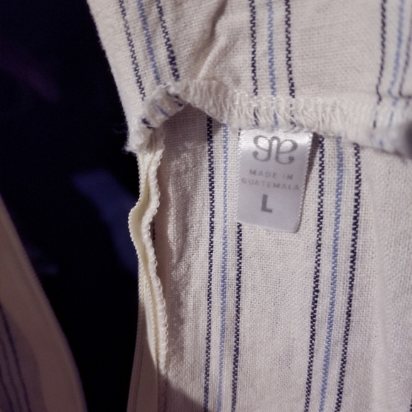 Albionfit linen stripe romper - Picture 3 of 5